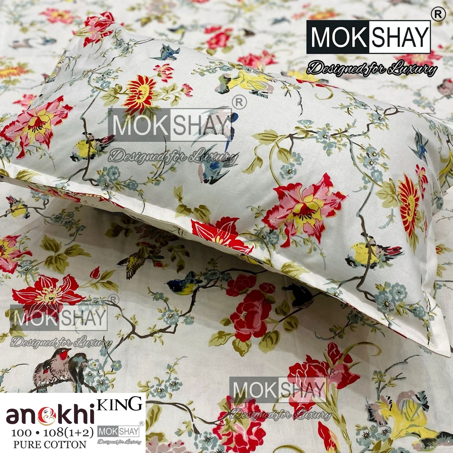 Anokhi  collections king size bedding set