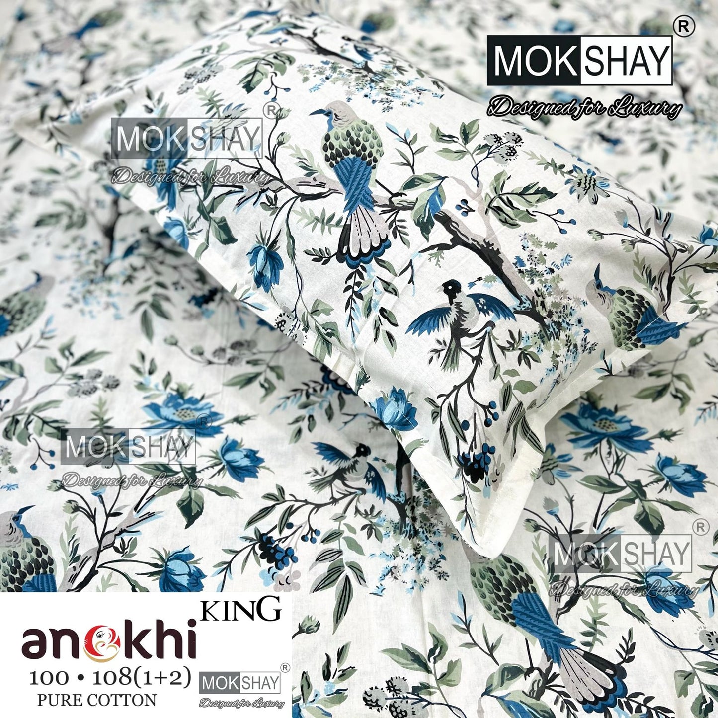 Anokhi  collections king size bedding set