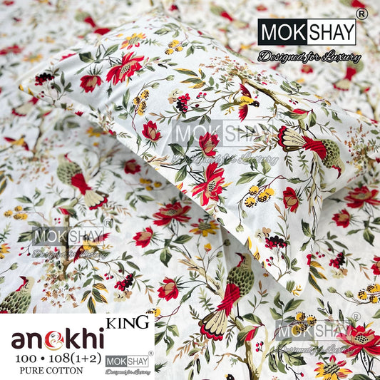 Anokhi  collections king size bedding set