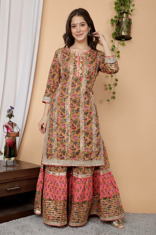 3 piece sharara set