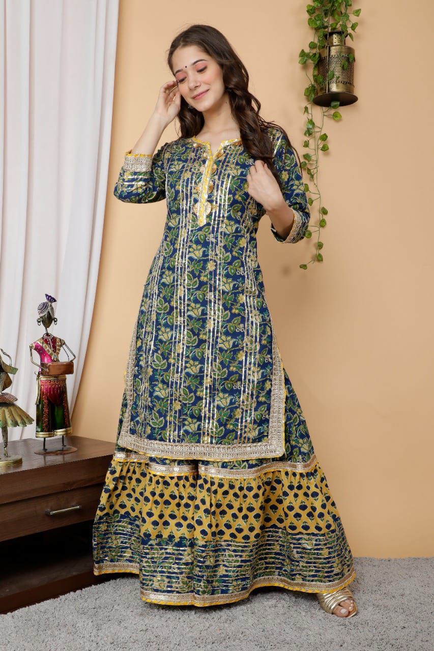 3 piece sharara set