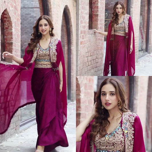 The party wear shrug set collection