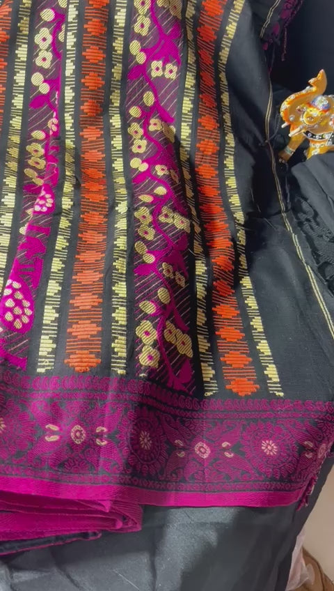 Assam khadi saree