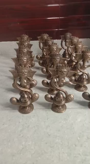 Brass ganesh diya